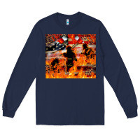 Navy Western Firefighters With Thin Red Line Long Sleeve Tee - LillyAllenDesigns