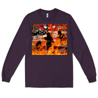 Plum Western Firefighters With Thin Red Line Long Sleeve Tee - LillyAllenDesigns