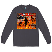 Smoke Western Firefighters With Thin Red Line Long Sleeve Tee - LillyAllenDesigns