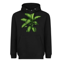 Black Dumb Cane Heavyweight Hoodie - LillyAllenDesigns