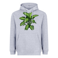 Heather Grey Dumb Cane Heavyweight Hoodie - LillyAllenDesigns