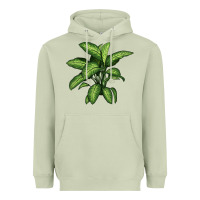 Matcha Dumb Cane Heavyweight Hoodie - LillyAllenDesigns