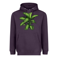 Plum Dumb Cane Heavyweight Hoodie - LillyAllenDesigns