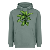 Sage Dumb Cane Heavyweight Hoodie - LillyAllenDesigns
