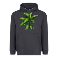 Smoke Dumb Cane Heavyweight Hoodie - LillyAllenDesigns