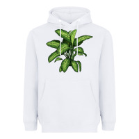 White Dumb Cane Heavyweight Hoodie - LillyAllenDesigns