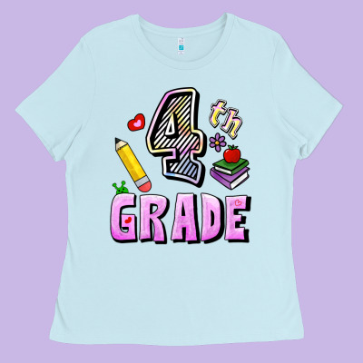 Ladies Tee Fourth Grade