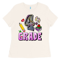 Bone Fourth Grade Ladies Tee - RanaPortraitStore