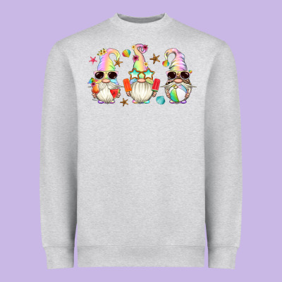Summer Gnomes Heavyweight Sweatshirt Designed By Artiststas