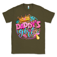 Army Green daddys girl Classic Tee - NancyCooperArtShop