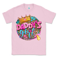 Bubblegum Pink daddys girl Classic Tee - NancyCooperArtShop