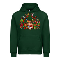 Forest Green mommys little reindeer christmas Urban Hoodie - CowGirlArtShop