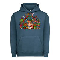 Pigment Midnight Navy mommys little reindeer christmas Urban Hoodie - CowGirlArtShop