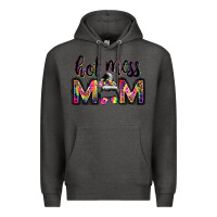 Charcoal Heather hot mess mom messy bun Premium Hoodie - JahusDesignShop