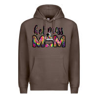 Coffee hot mess mom messy bun Premium Hoodie - JahusDesignShop