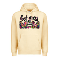 Pina Colada hot mess mom messy bun Premium Hoodie - JahusDesignShop
