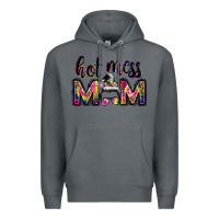 Rock hot mess mom messy bun Premium Hoodie - JahusDesignShop