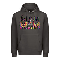 Smoke hot mess mom messy bun Premium Hoodie - JahusDesignShop