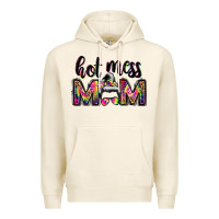 Tofu hot mess mom messy bun Premium Hoodie - JahusDesignShop