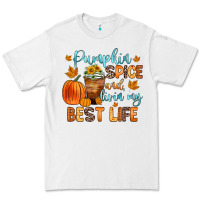 White pumpkin spice and livin  my best life Premium Tee - Zillion Design Studio