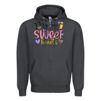 Smoke my bus full of sweet hearts Zipper Hoodie - MaliasSmallBusiness