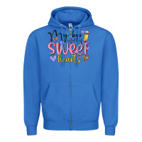 True Royal my bus full of sweet hearts Zipper Hoodie - MaliasSmallBusiness
