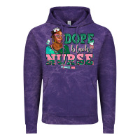 Cloud Purple afro  nurse dope black Vintage Hoodie - AdoDesignShop