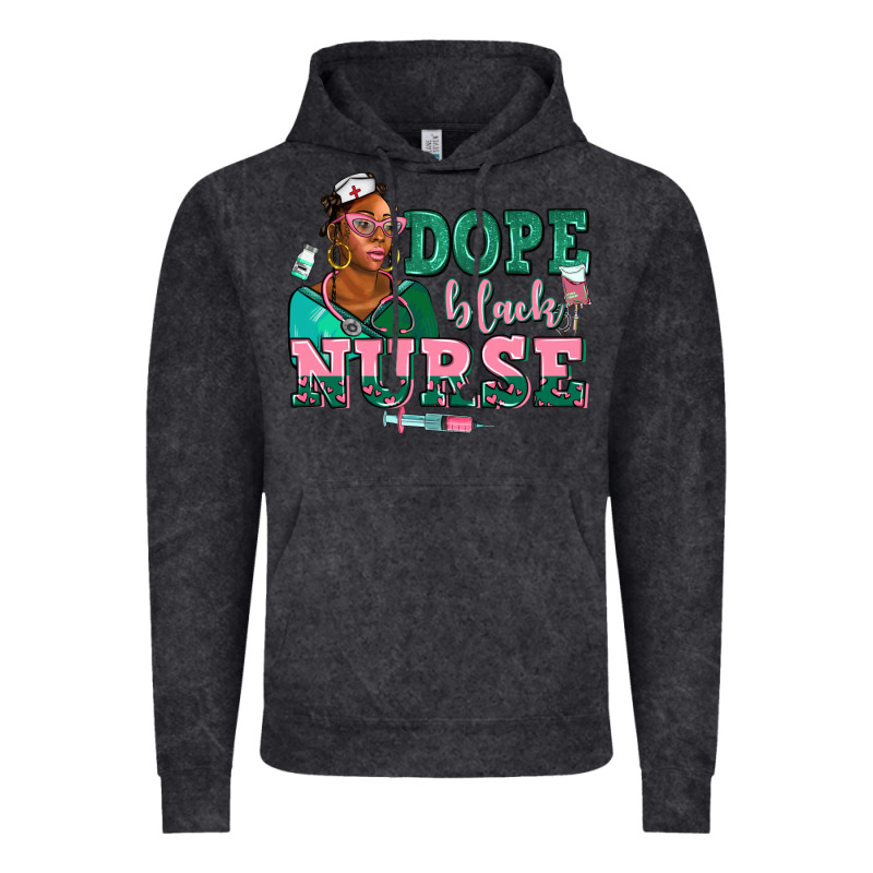 Afro  Nurse Dope Black Vintage Hoodie by AdoDesignShop | Teevron