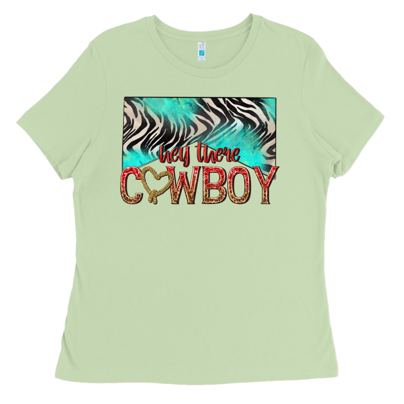 Hey There Cowboy Ladies Tee by texasbilliewilder | Teevron