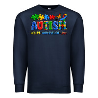 Navy autism accept understand love Premium Sweatshirt - Artiststas