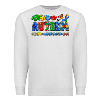 Oatmeal Heather autism accept understand love Premium Sweatshirt - Artiststas