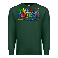 Sports Green autism accept understand love Premium Sweatshirt - Artiststas