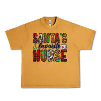Santa's Favorite Nurse Urban Heavy Tee | Teevron