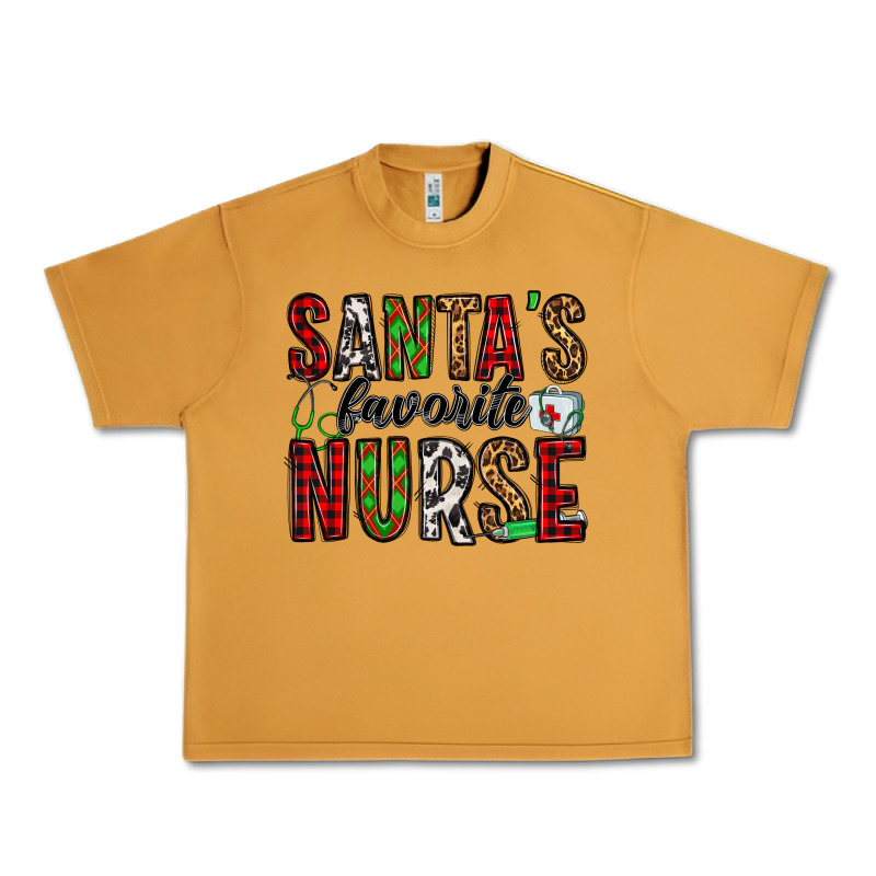 Santa's Favorite Nurse Urban Heavy Tee by Jasminsmagicworld | Teevron