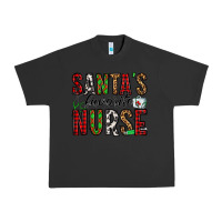 Pigment Black santa's favorite nurse Urban Heavy Tee - Jasminsmagicworld