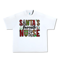 White santa's favorite nurse Urban Heavy Tee - Jasminsmagicworld