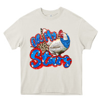 Cream oh my stars chicken Heavy Core Tee - Zillion Design Studio