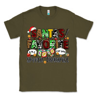 Army Green santas favorite speech therapist Classic Tee - AdoDesignShop