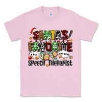 Bubblegum Pink santas favorite speech therapist Classic Tee - AdoDesignShop