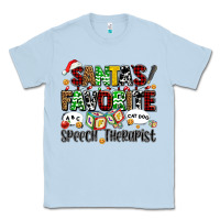 Dusty Blue santas favorite speech therapist Classic Tee - AdoDesignShop