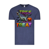 Vintage Denim trick rawr treat Vintage Tee - BundleAndBundleShop