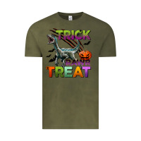 Vintage Olive trick rawr treat Vintage Tee - BundleAndBundleShop