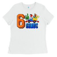 White Sixth Grade Ladies Tee - RanaPortraitStore