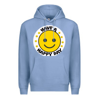 Colony Blue Have A Happy Day Premium Hoodie - Bettercallsaul