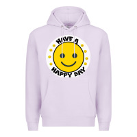 Lilac Have A Happy Day Premium Hoodie - Bettercallsaul