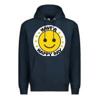 Navy Have A Happy Day Premium Hoodie - Bettercallsaul