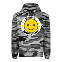 Slate Camo Have A Happy Day Premium Hoodie - Bettercallsaul