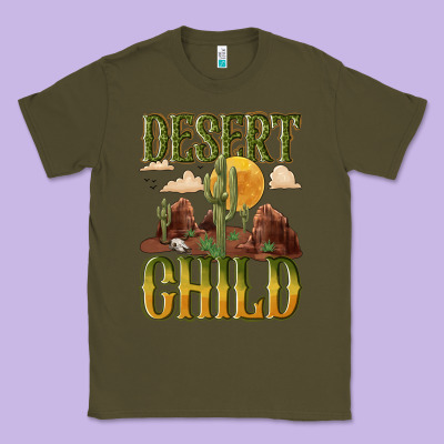 Desert Child Cactus Classic Tee Designed By Nancycooperartshop