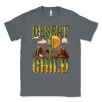 Charcoal Heather desert child cactus Classic Tee - NancyCooperArtShop