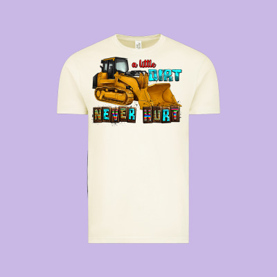 A Little Dirt Never Hurt Vintage Tee Designed By Adodesignshop
